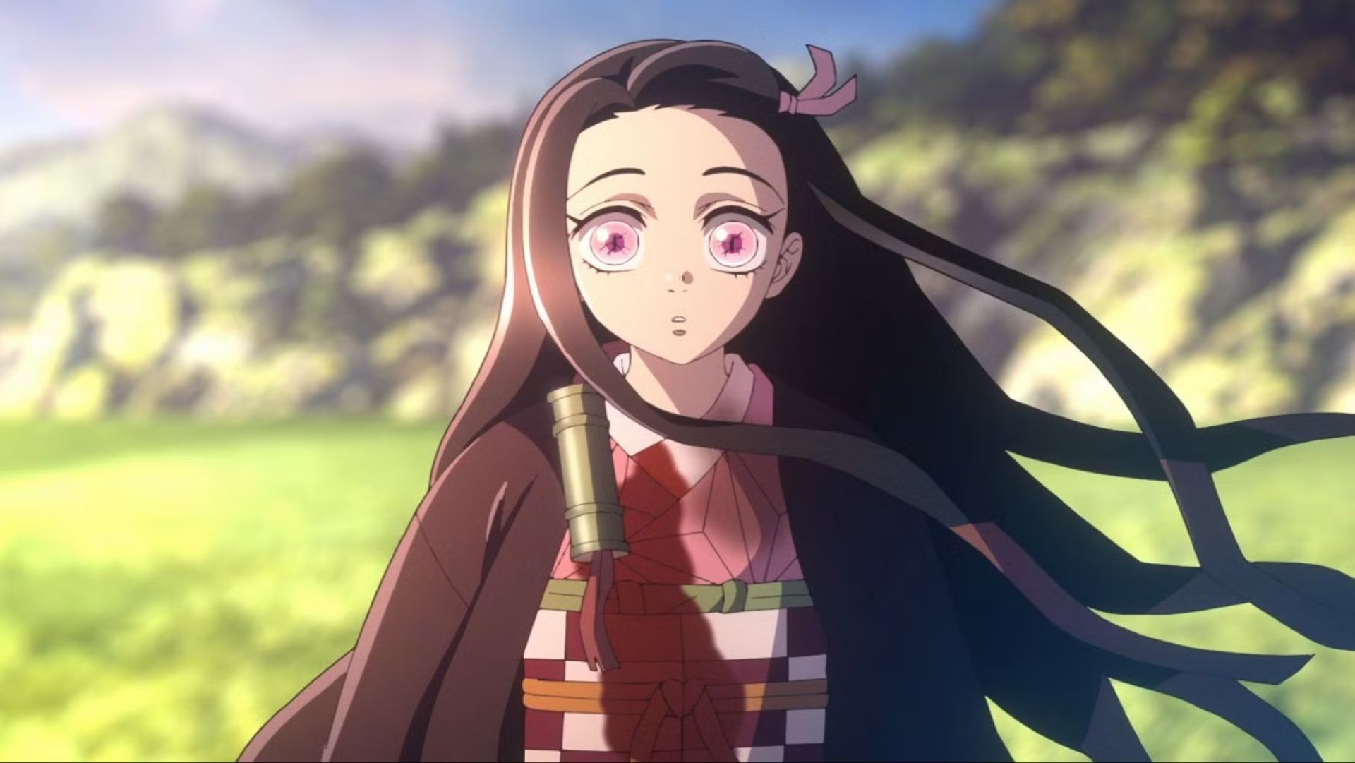 Nezuko conquering the sunlight as seen in the Demon Slayer anime (Image via Ufotable)