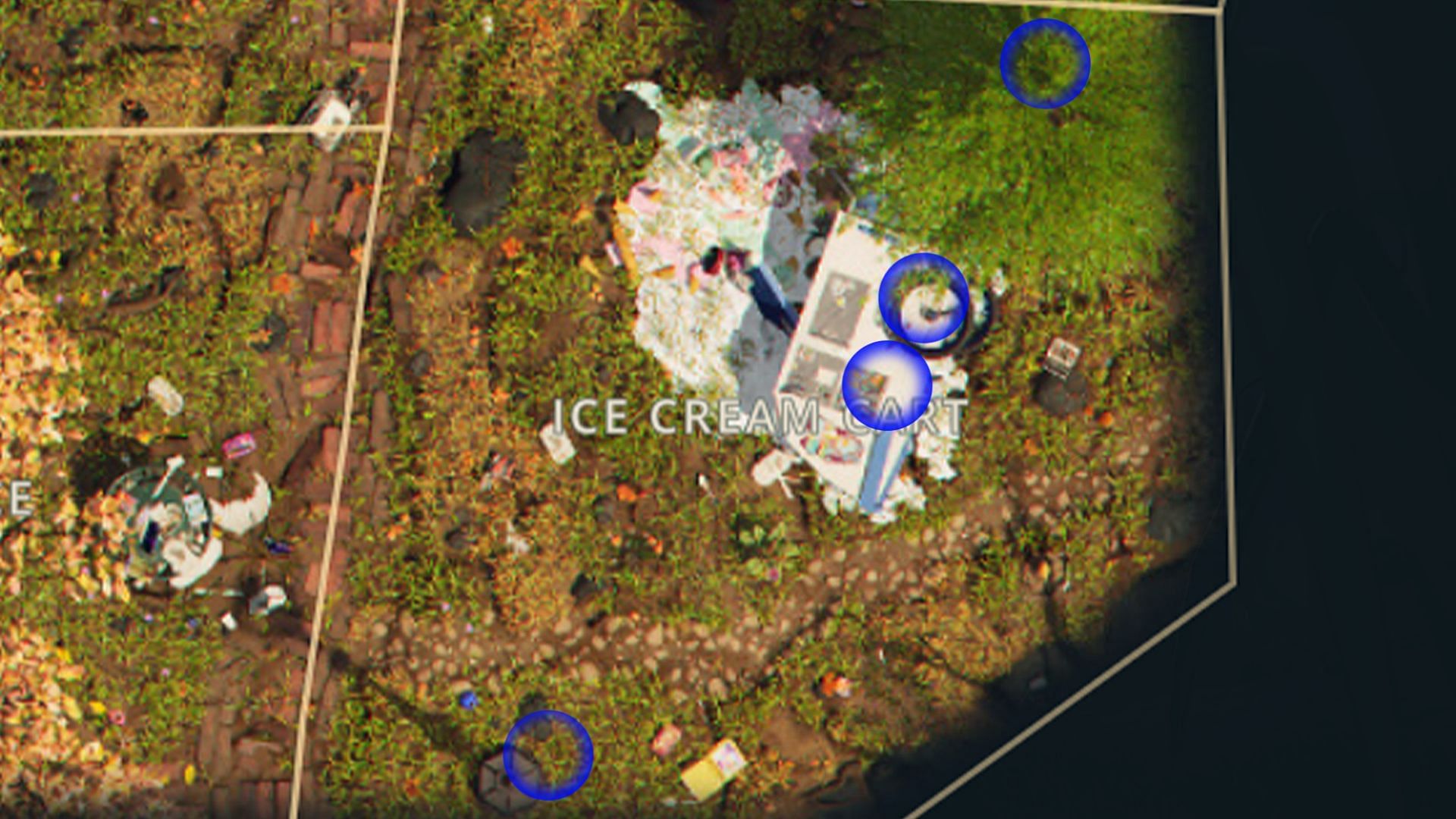 The Ice Cream Cart area contains four collectable Mega Milk Molars (Image via Obsidian Entertainment)