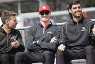 Will Power, Josef Newgarden, and Rinus Veekay at the 109th Running of the Indianapolis 500 - Source: Getty
