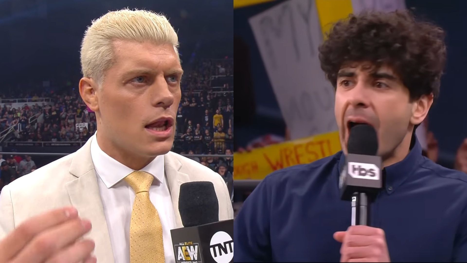 The American Nightmare Cody Rhodes and Tony Khan (Images via AEW