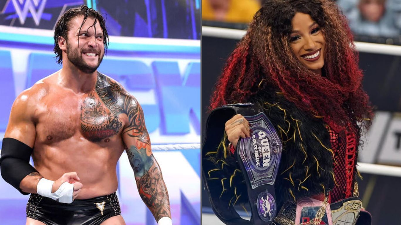 Karrion Kross (left) &amp; Mercedes Mone (right) [Images from WWE.com and Mone