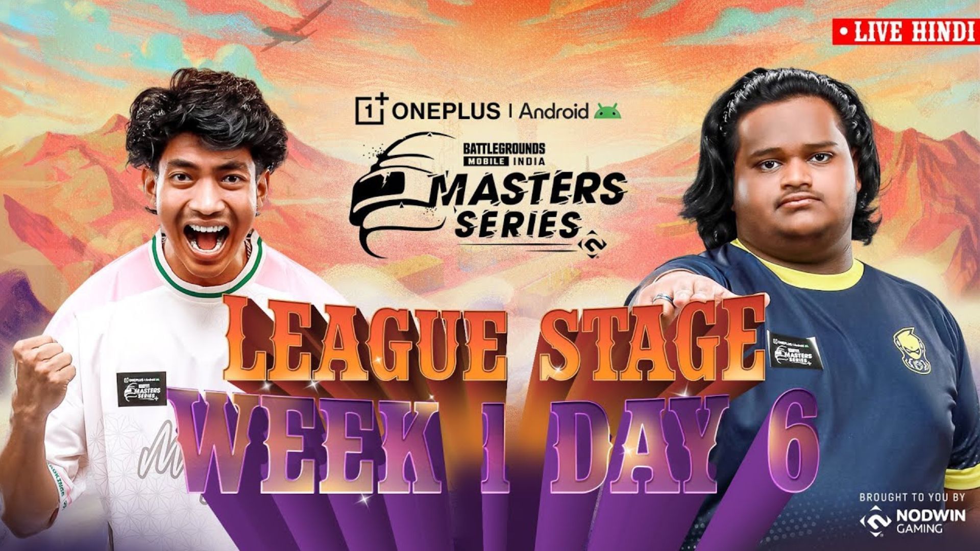 Day 6 of BGMI Masters Series 2025 occurs on August 23 (Image via YouTube/Nodwin Gaming)