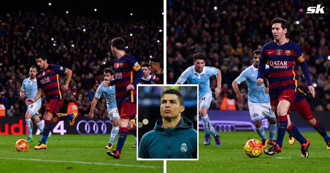 “Think what you want” - When Cristiano Ronaldo spoke to reporters about Lionel Messi controversially passing penalty to Suarez