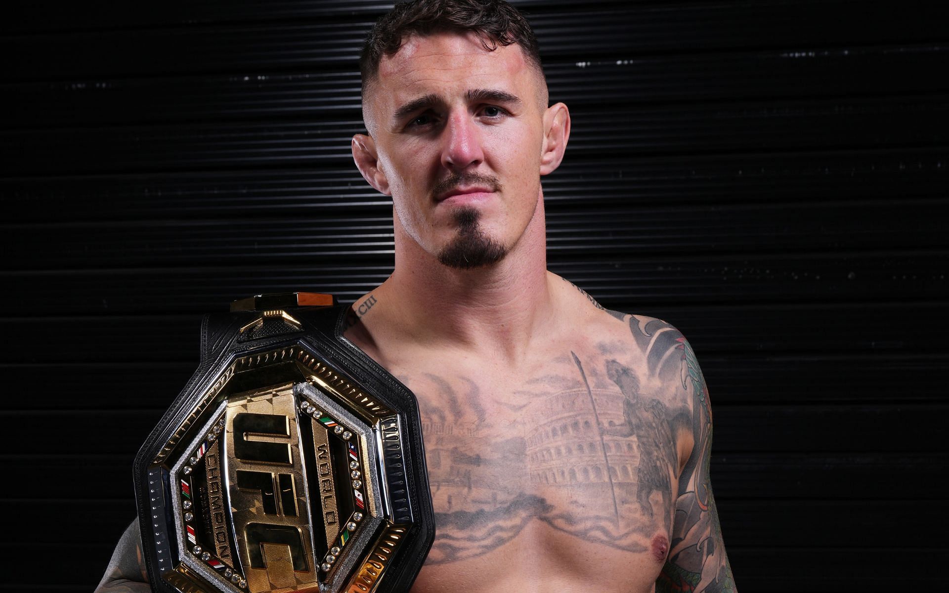 Tom Aspinall (pictured) will defend the undisputed heavyweight title at UFC 321. [Image courtesy: Getty Images]