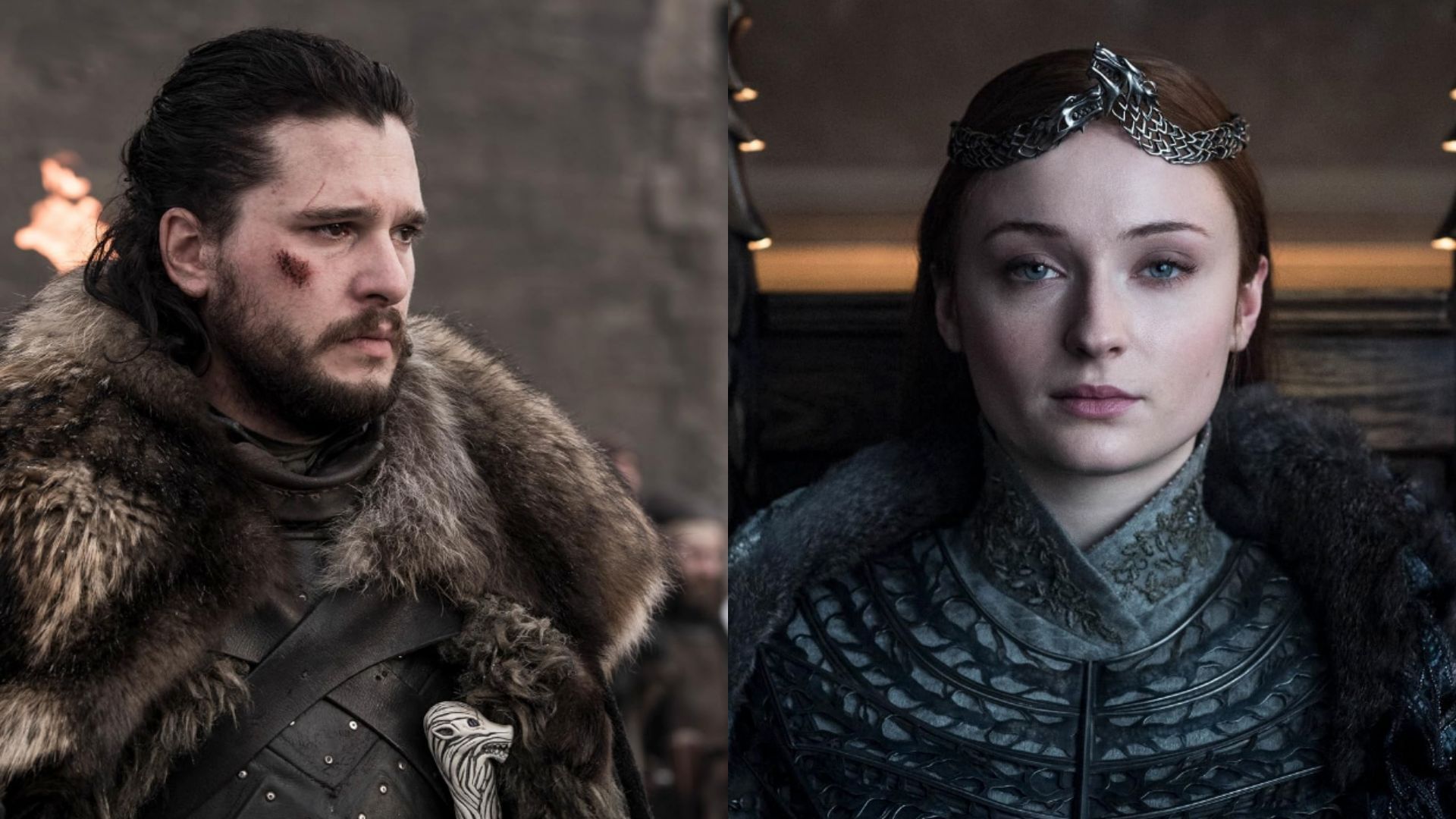 GOT co-stars Kit Harington and Sophie Turner stars in The Dreadful (Image via HBO)