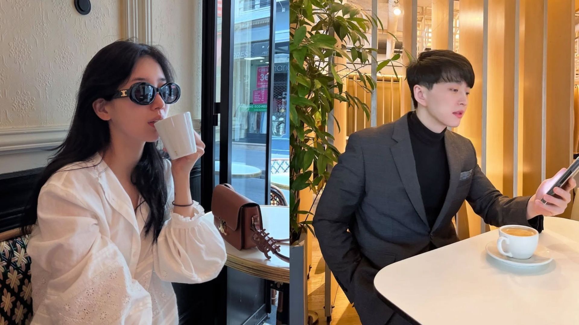Bae Suzy and Kim Byung-hoon (Image via Instagram/@skuukzky, @byunghoon_victor_kim)