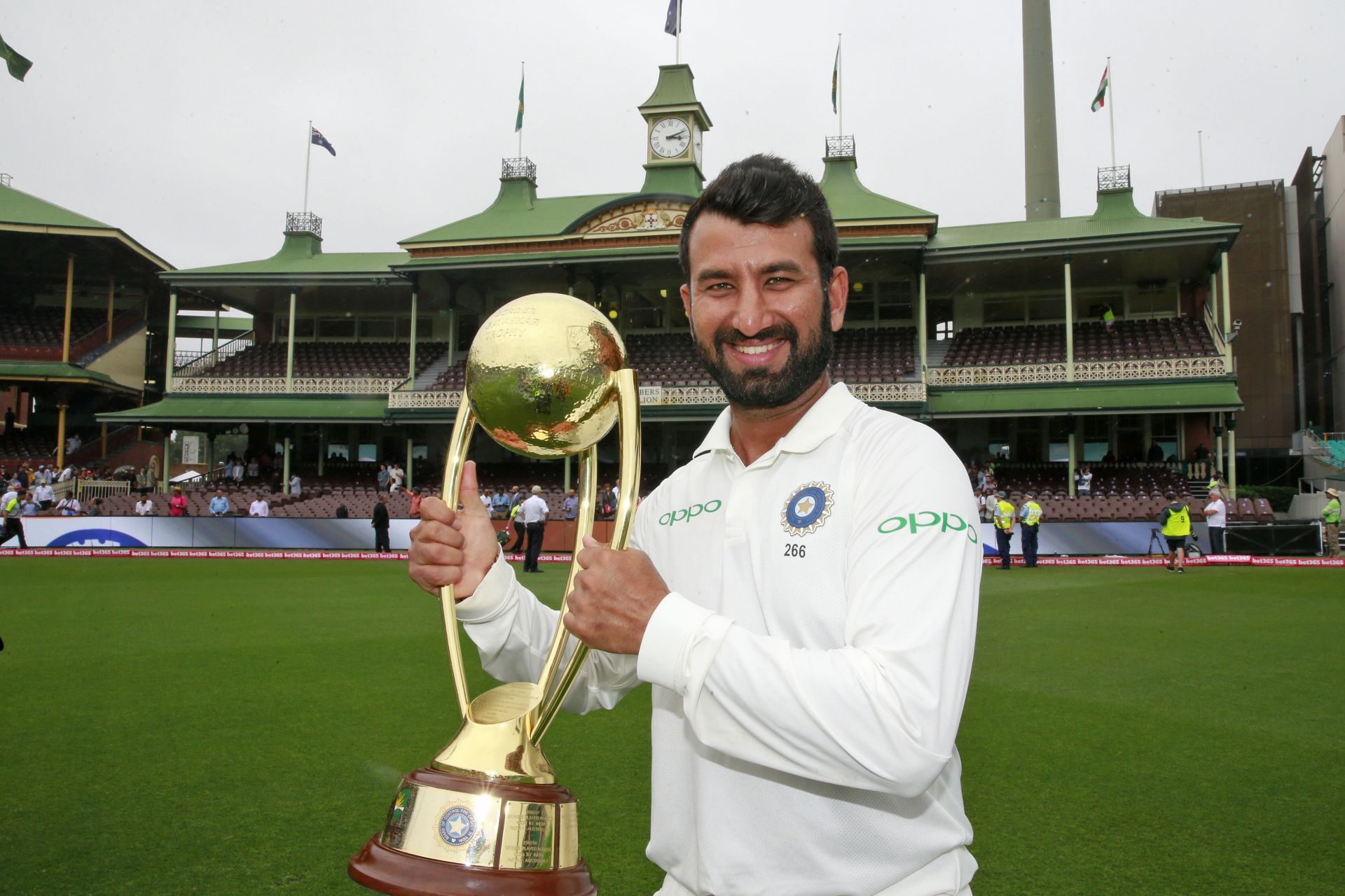Cheteshwar Pujara was the Player of the Series in BGT 2018-19. [P/C: Getty]
