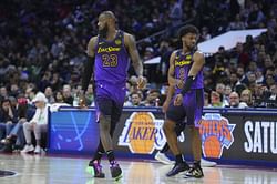 "He don't play about his pops" - LeBron James in stitches over son Bronny James' courtside antics at age 3 in viral throwback pic