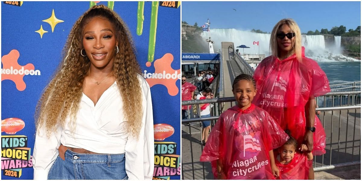 Serena Williams and her kids
