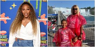 WATCH: Serena Williams shares her unbridled joy getting wet during Niagara Falls 'girls trip' with daughters Olympia and Adira