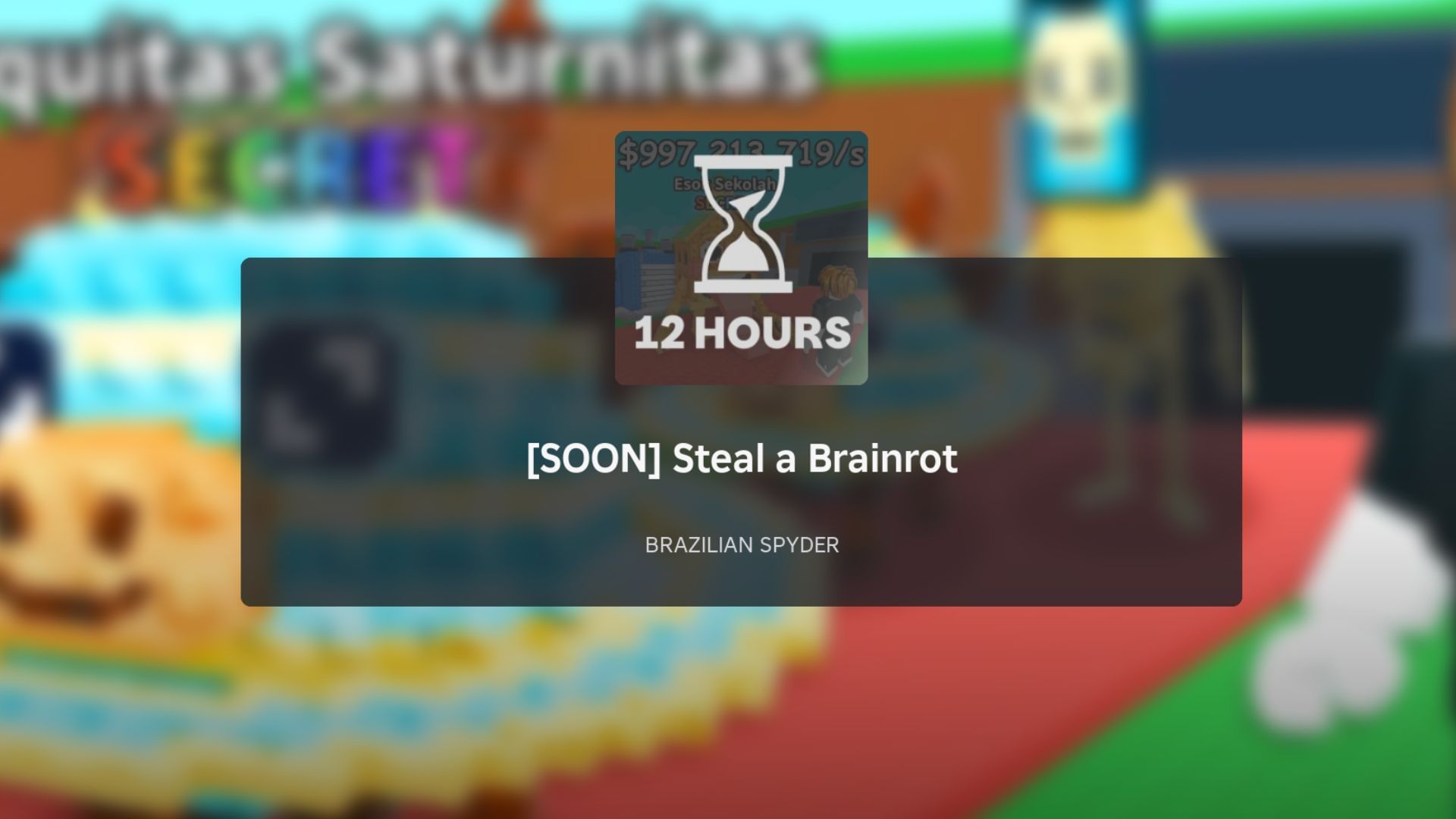 Steal a Brainrot loading screen