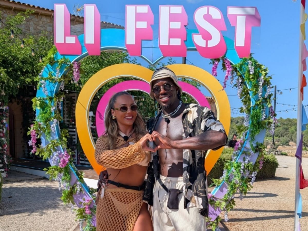 Meg and Dejon from Love Island UK season 12 (Image via Instagram/@loveisland)