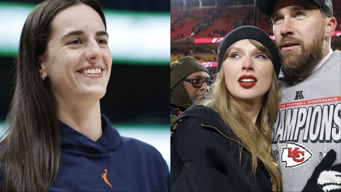 "CC called it since day one" - WNBA fans react over viral throwback clip of Caitlin Clark calling Taylor Swift & Travis Kelce’s engagement