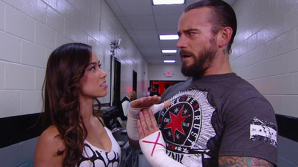 AJ Lee has reacted (image via WWE)