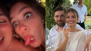 Leon Draisaitl's wife Celeste drops 4-word reaction to friend's recap of their wedding weekend in France