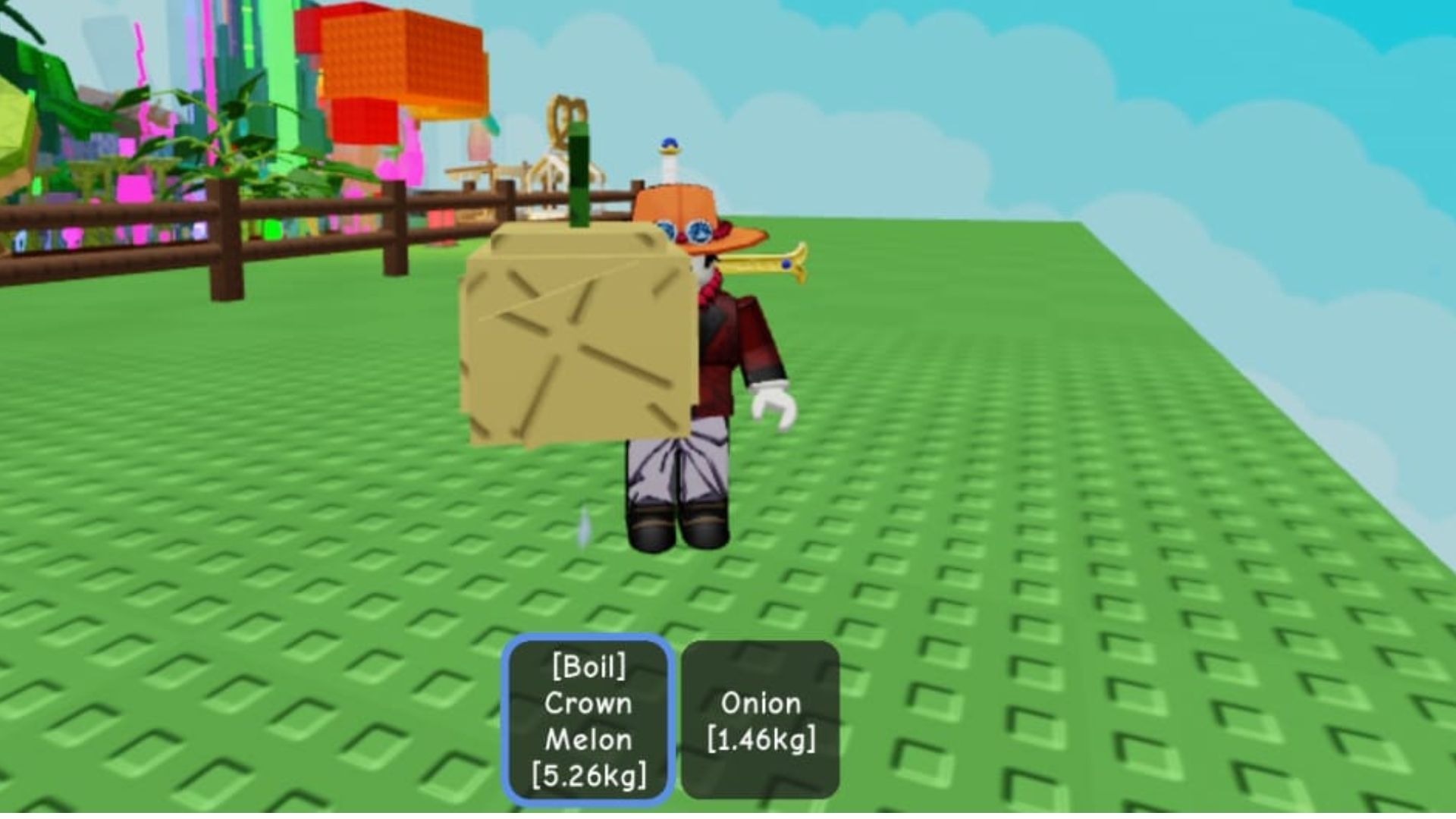 Crown Melon with Boil Mutation (Image via Roblox)