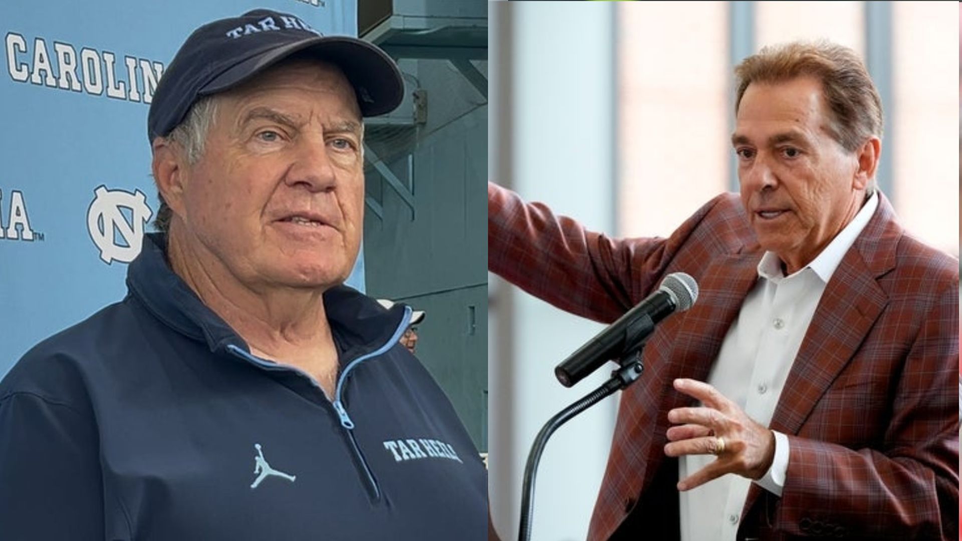 Bill Belichick and Nick Saban