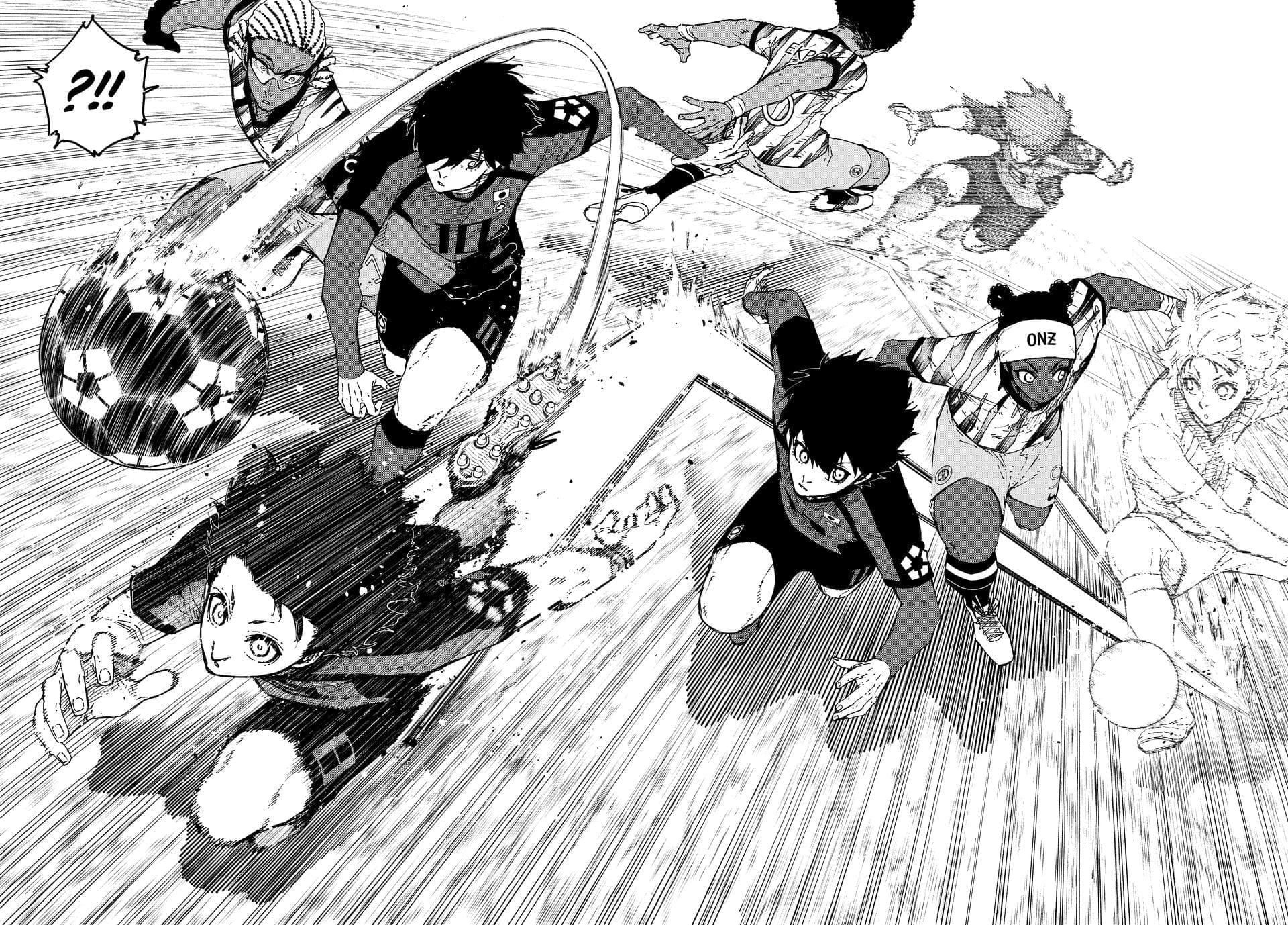 Meguru Bachira as seen in Blue Lock chapter 314 (Image via Kodansha)