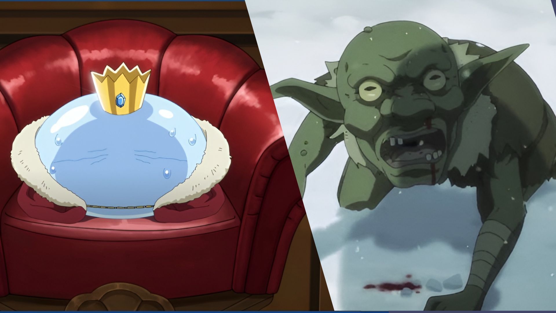 From slimes to dragons - meet the creatures that rule the isekai worlds (Image via 8 bit and White Fox)