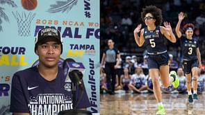 Sarah Strong’s mom Allison Feaster reacts as UConn star joins Olivia Miles, Kiki Rice and Audi Crooks for goody TikTok