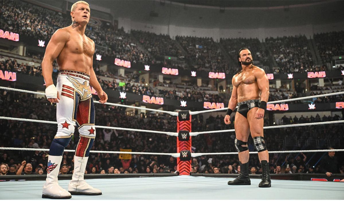 Cody Rhodes &amp; Drew McIntyre. [Image credits: WWE.com]