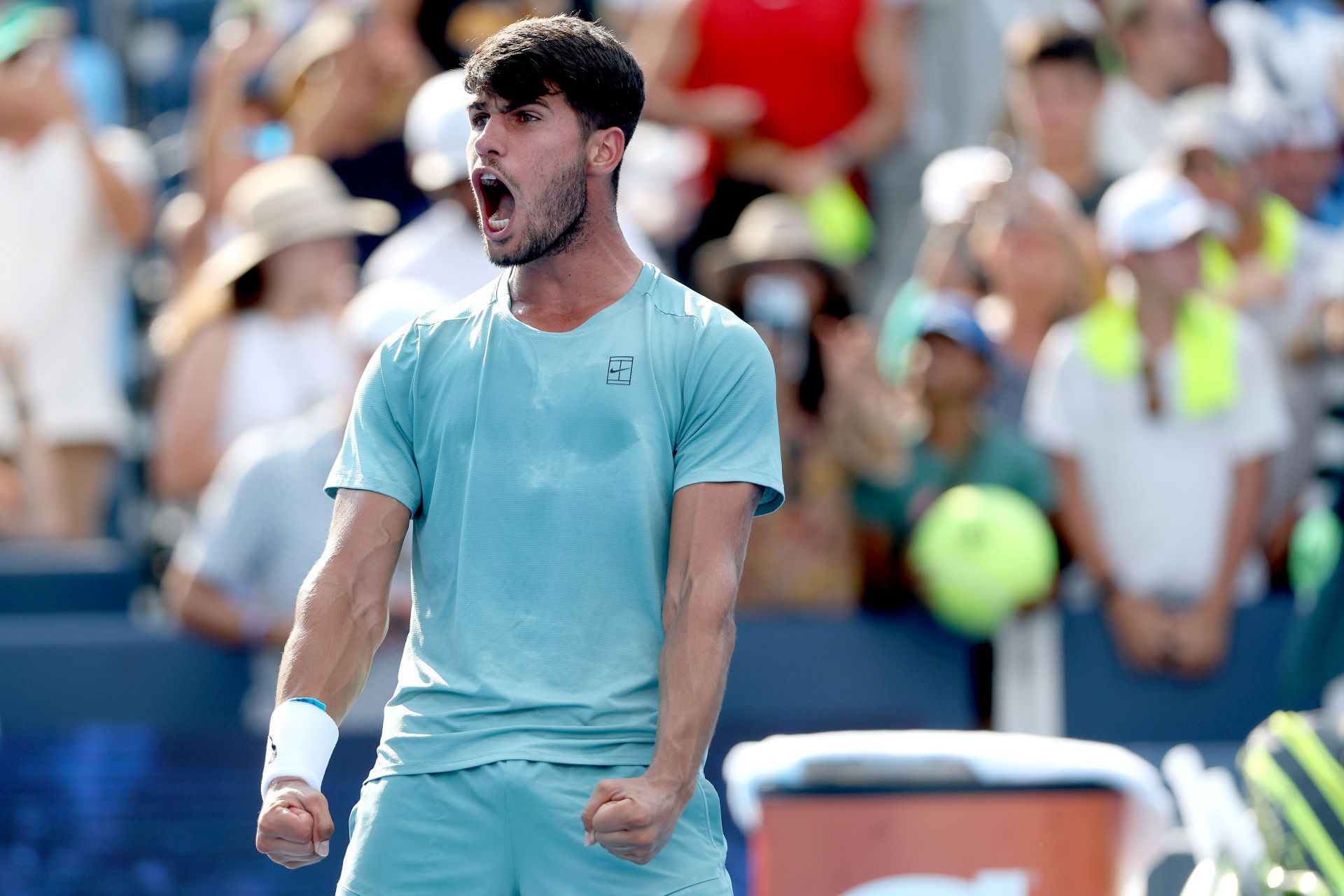 Carlos Alcaraz at the Cincinnati Open 2025 - Source: Getty