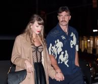 "Gift that keeps on giving!!"- Fans erupt as hilarious BTS clip of Taylor Swift & Travis Kelce warming up before New Heights episode surfaces