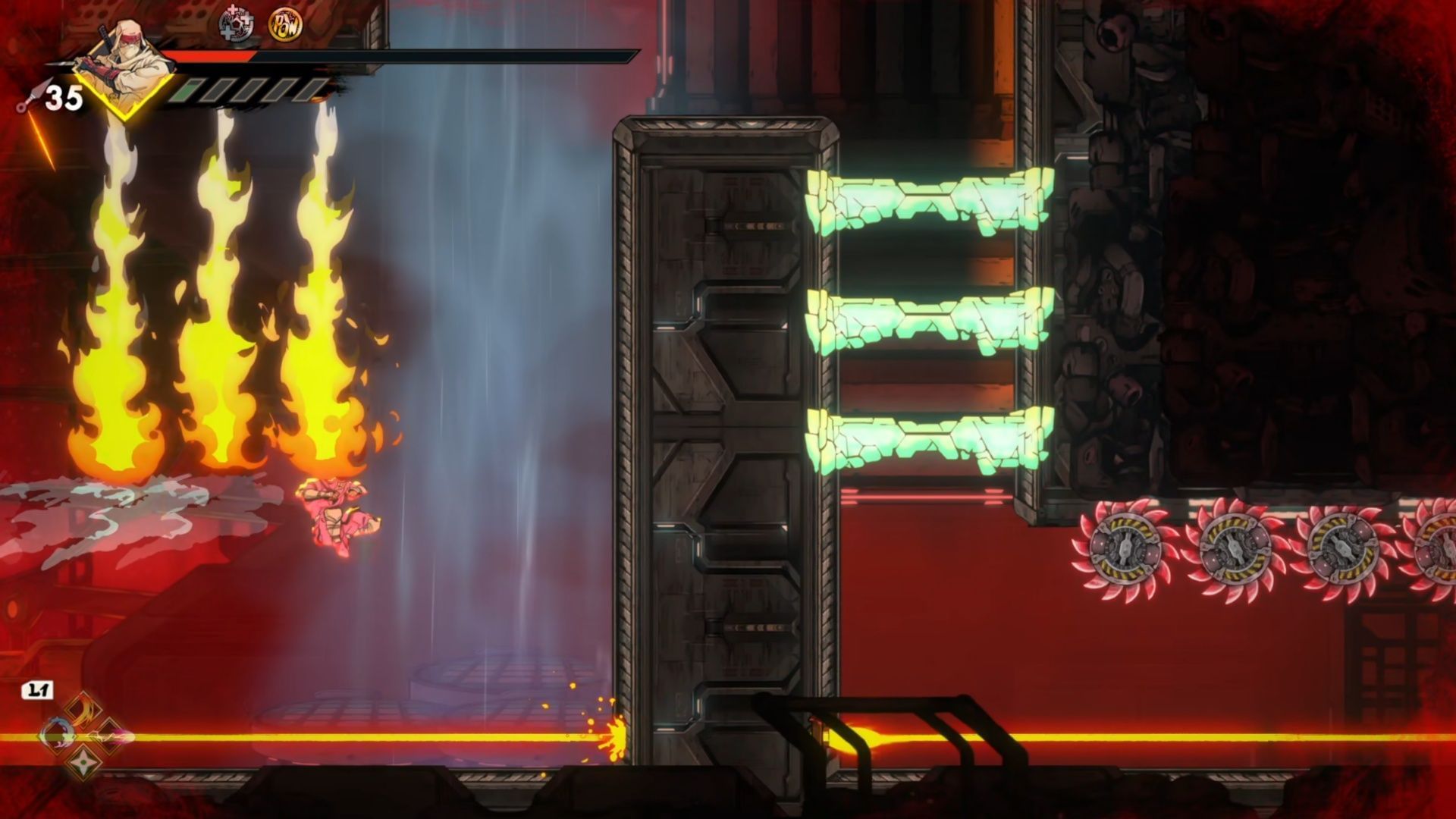 This Oboro Relic puzzle truly tests your ability to use ninja tools (Image via SEGA)