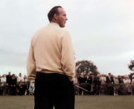 Arnold Palmer checks the skies in June of 1963 at the Thunderbird Classic at the Westchester Country Club in Rye, New York- Source: Getty
