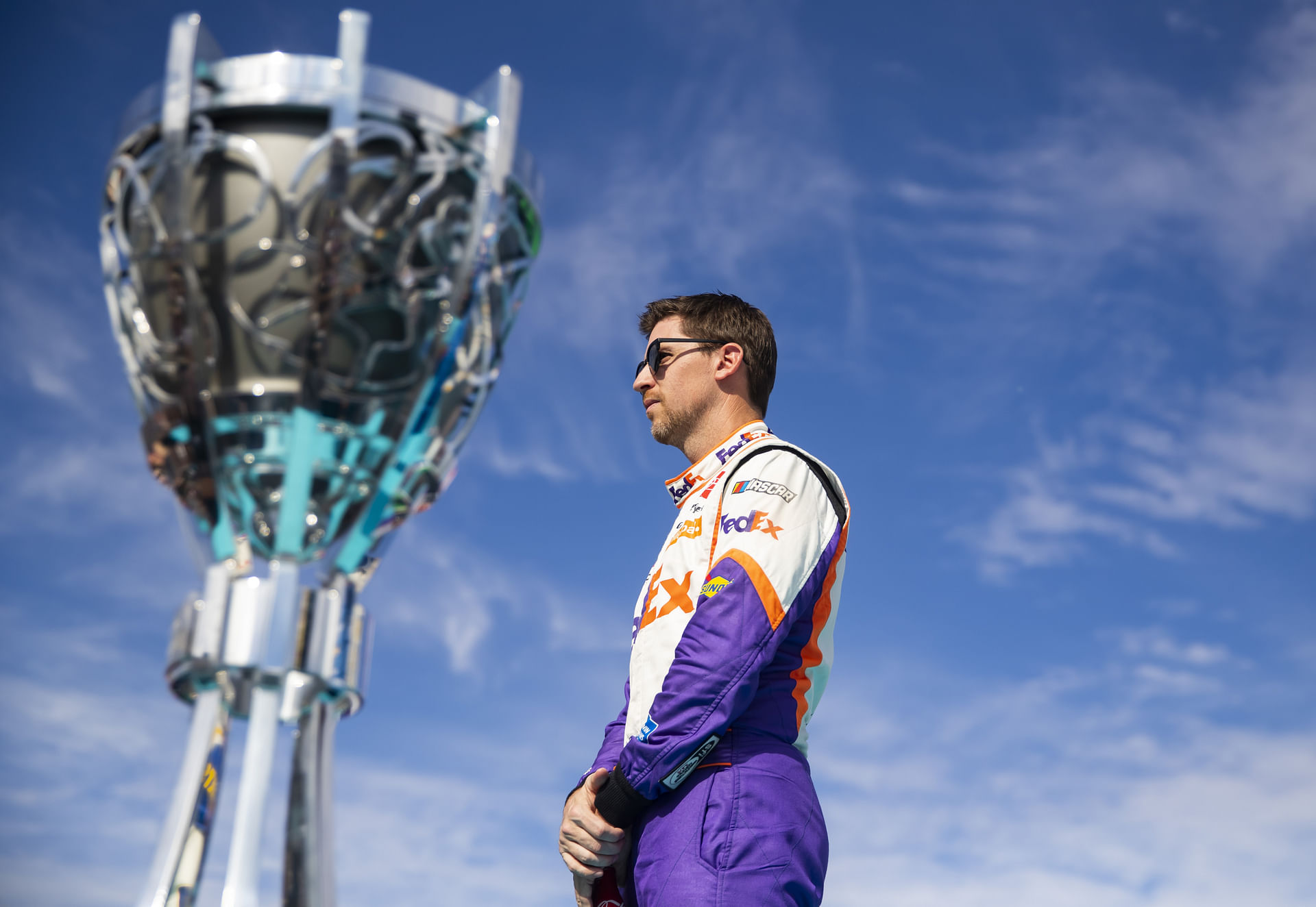 Denny Hamlin before the NASCAR Cup Series Championship at Phoenix Raceway. Source: Imagn