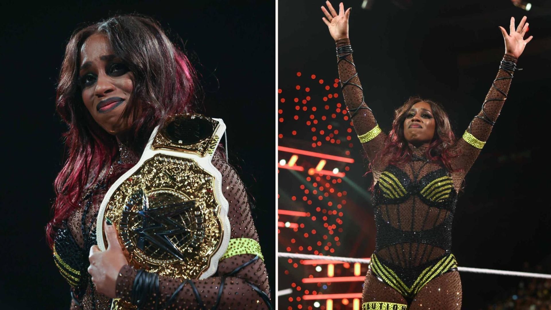 Naomi on RAW (Pictures courtesy: WWE.com)