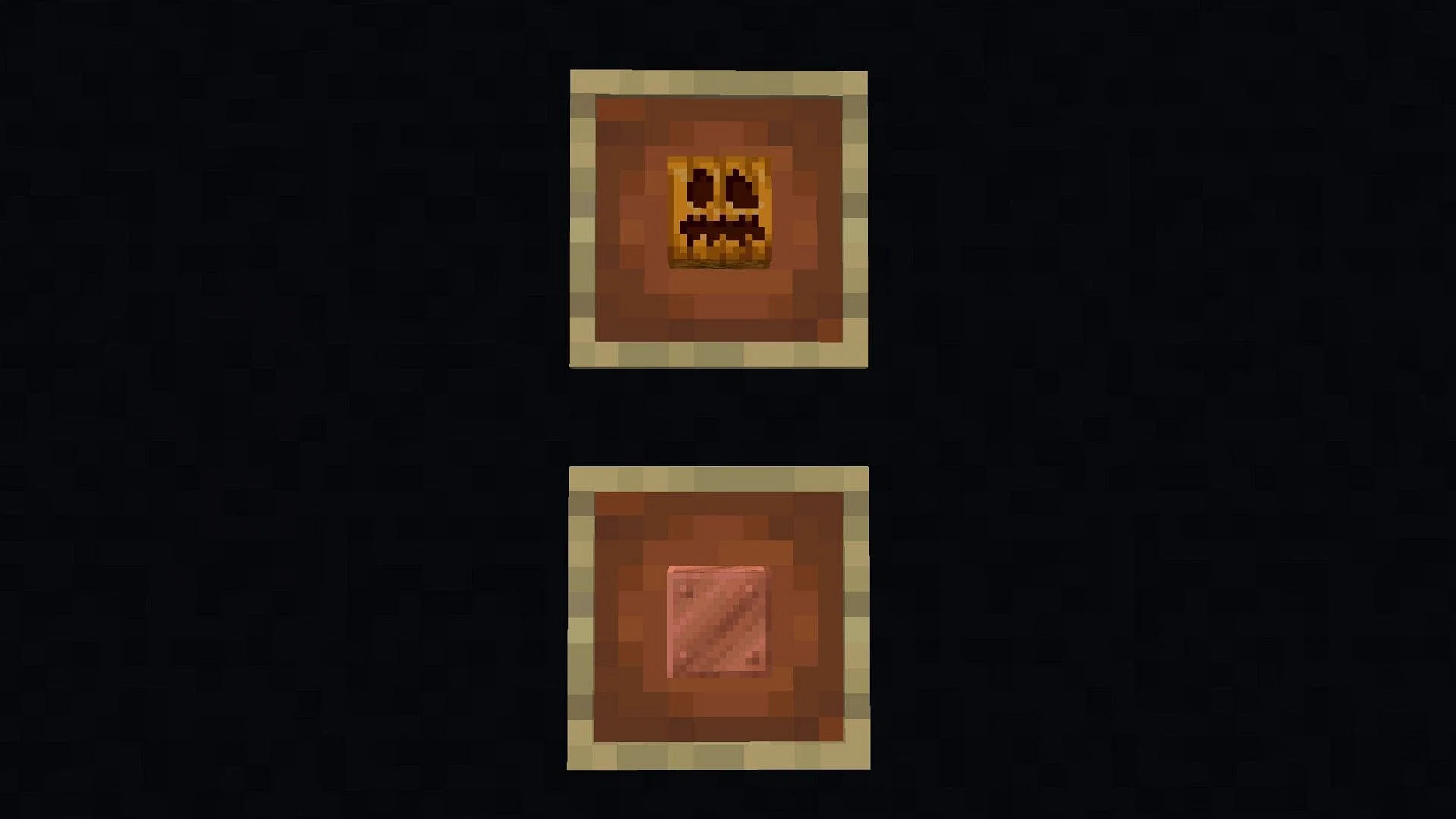 Copper golem can be created using a block of copper and a carved pumpkin (Image via Sportskeeda Gaming || Mojang Studios)