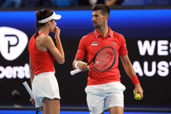 Novak Djokovic arrives at US Open amid health concerns, wastes no time in hitting practice courts with mixed doubles partner Olga Danilovic