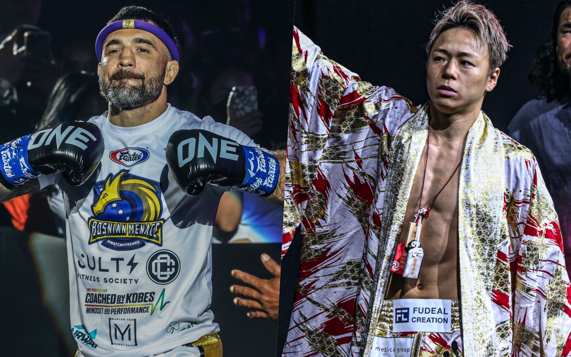Denis Puric (L) and Takeru (R) | Photo credit: ONE Championship