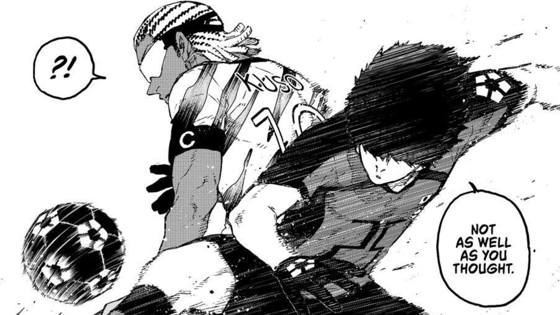 Kuso and Ikki Niko as seen in the Blue Lock manga (Image via Kodansha)