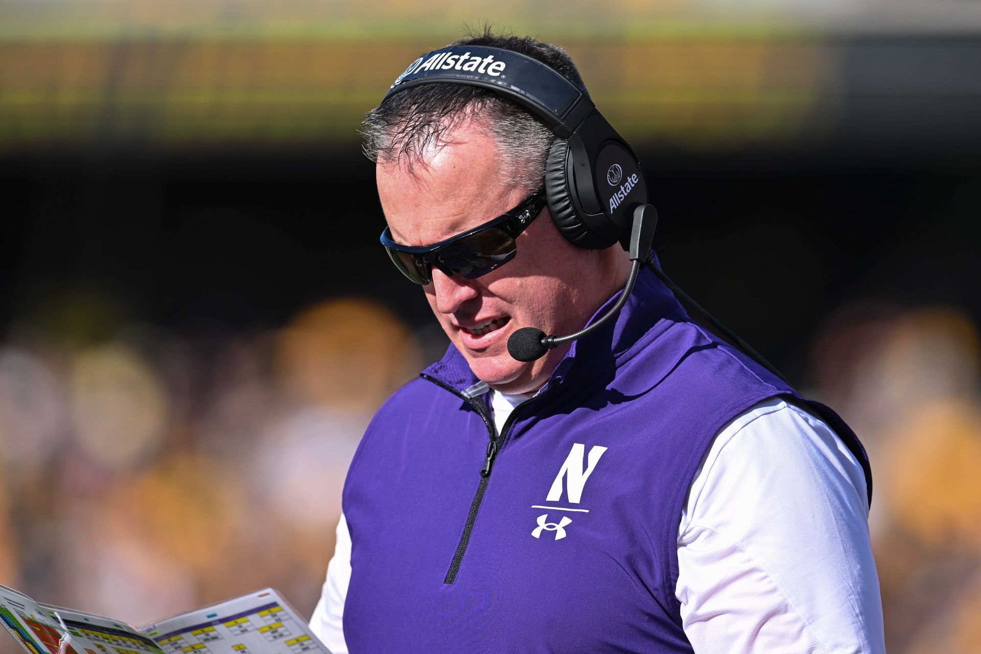 NCAA Football: Former Northwestern HC Pat Fitzgerald - Source: Imagn