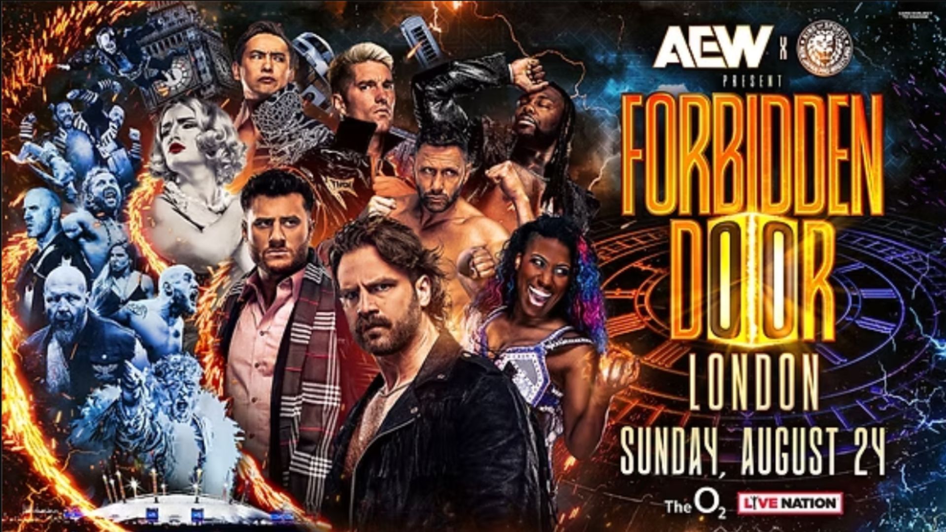 Poster for Forbidden Door 2025 [Image Credits: allelitewrestling.com]