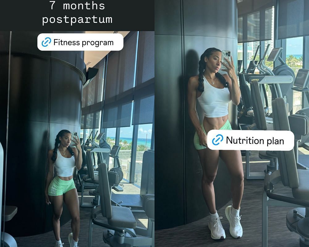 Tyreek Hill&#039;s estranged wife Keeta Vaccaro flexes toned physique in a 7-month postpartum mirror selfie [IG/@keeta_vaccaro]