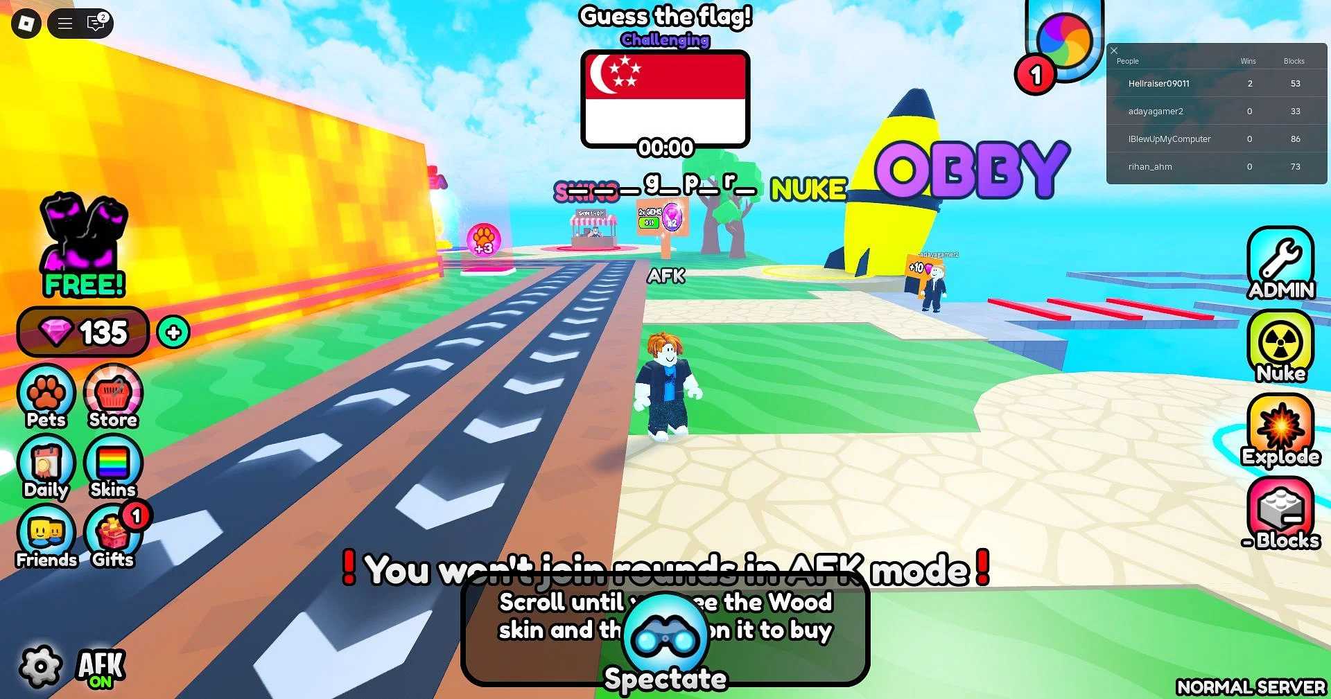 Claims free jewelry in the game (picture via Roblox)