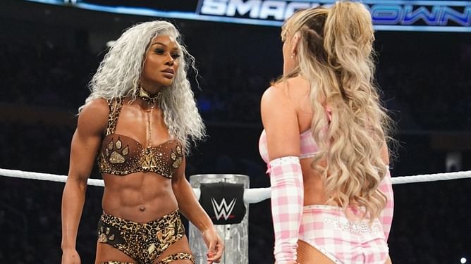 Tiffany Stratton explains why she tried to help Jade Cargill on SmackDown last week