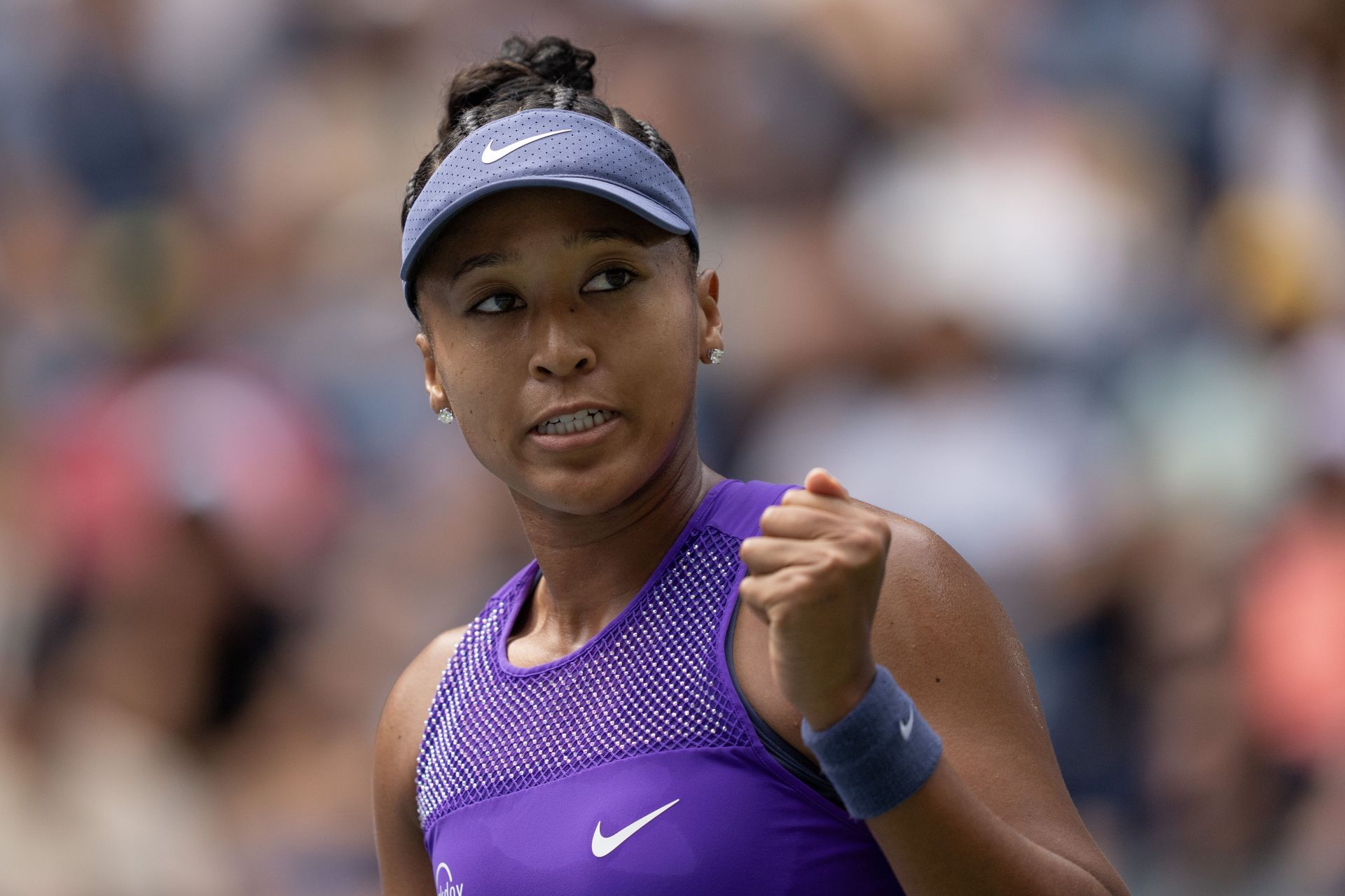 Naomi Osaka at the 2025 US Open - Source: Getty