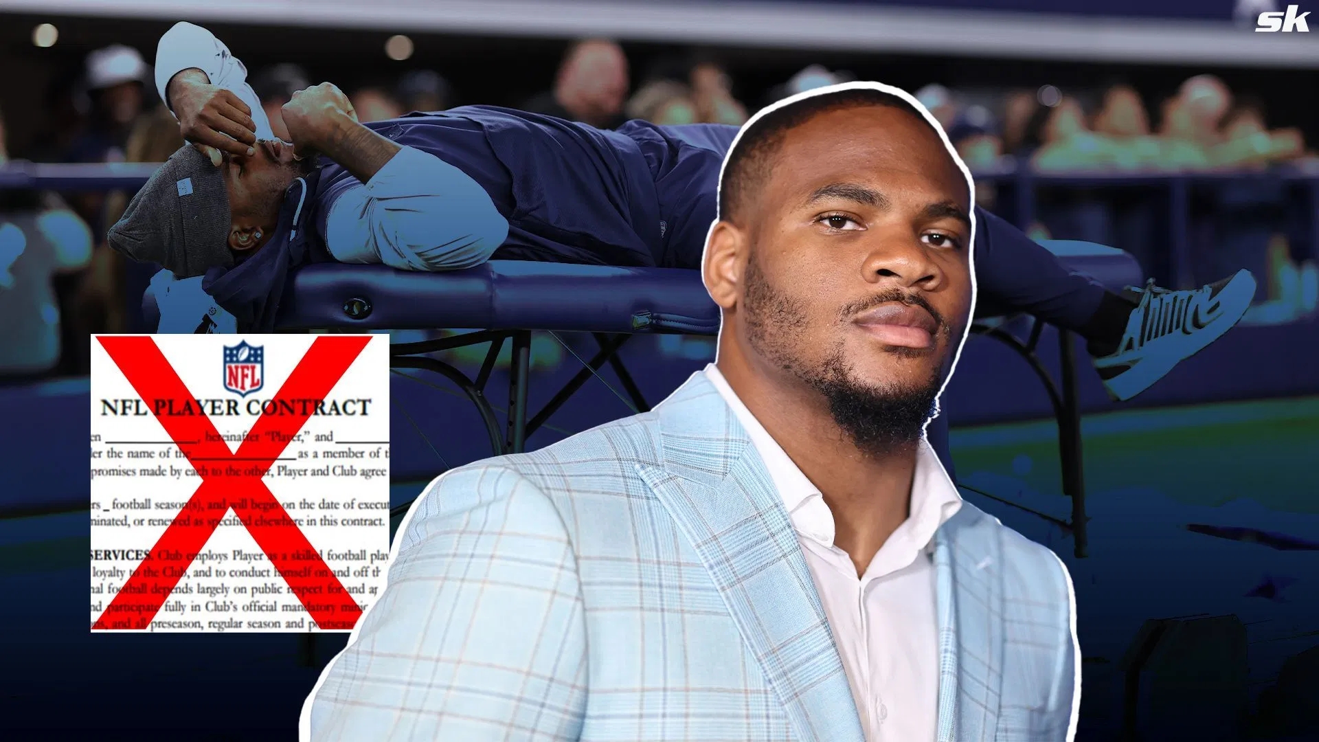 Micah Parsons breaks silence after laying on training table during Cowboys game