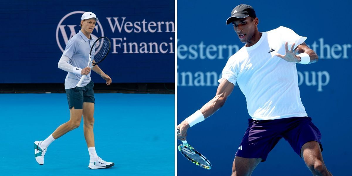 Jannik Sinner (L) vs Felix Auger-Aliassime (R) preview, (Source: Getty Images)