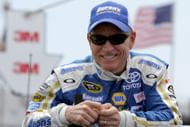 Mark Martin before the 2011 NASCAR Sprint Cup Series FedEx 400. Source: Getty