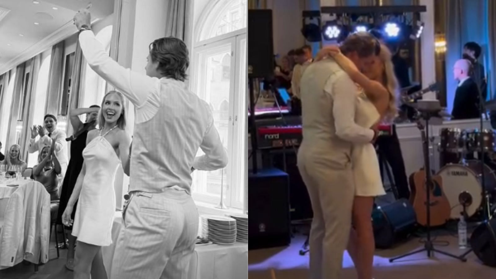Kasperi Kapanen ties the knot with longtime partner Matleena Laakso in Helsinki