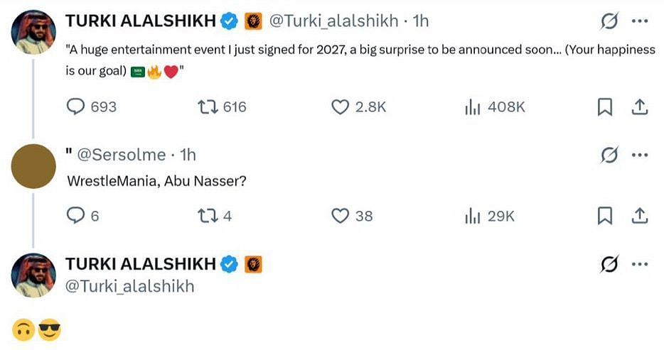 Image credit: Turki Al-Sheikh&#039;s official X/Twitter page