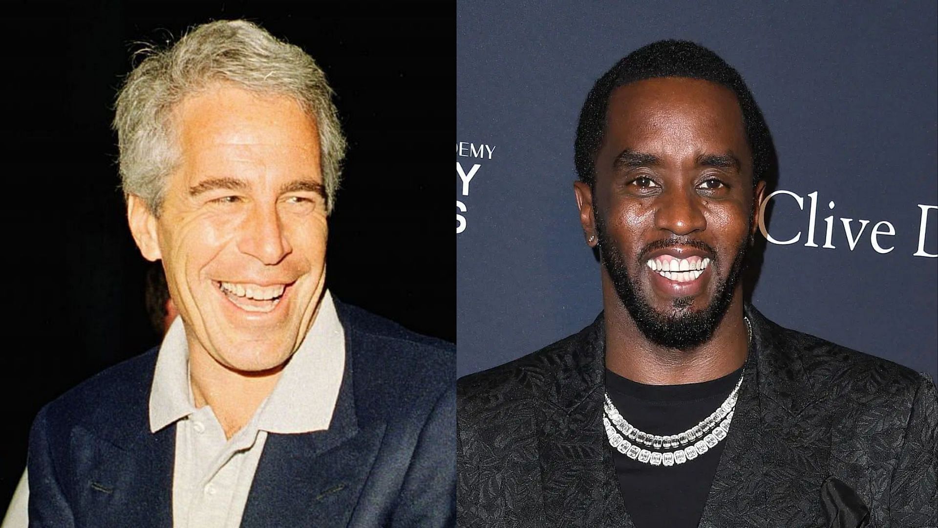 From L to R: Jeffrey Epstein and Sean Diddy Combs (Image via Getty Images)