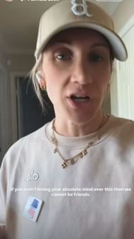 Kristen Saban's Instagram story