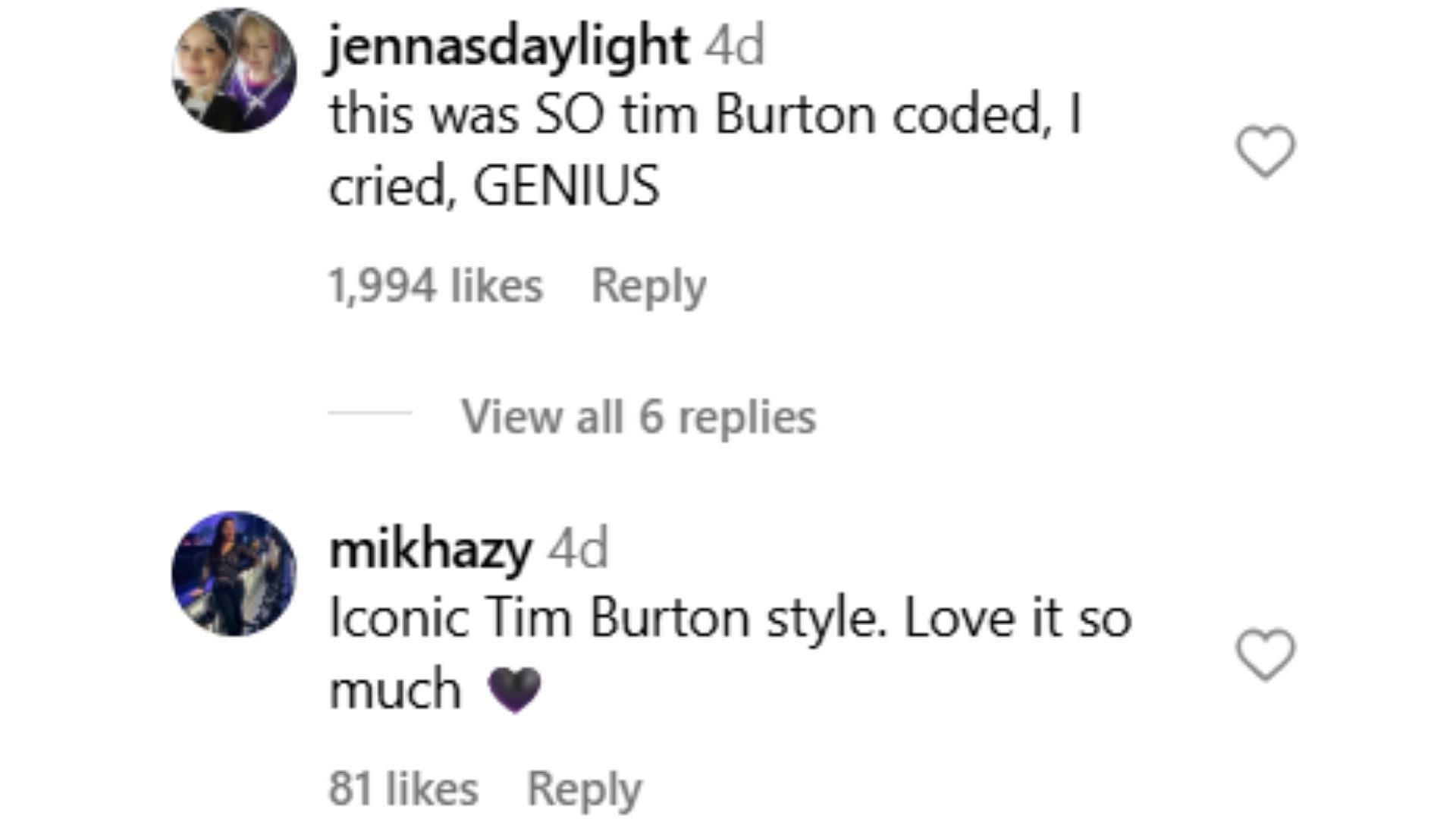 Screenshot of  fan comments (Image via Instagram/@netflixgeeked)