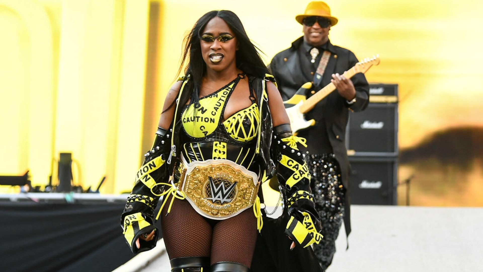 The veteran defended her title at SummerSlam last weekend in New Jersey. [Image credit: WWE.com]